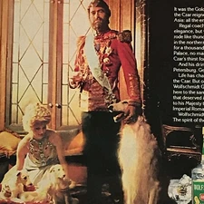 Wolfschmidt Vodka Print Ad from April 1980 / Original from Magazine