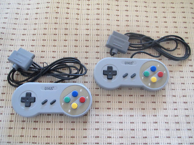 2 Controller Gamepad Joypad für Super Nintendo SNES NEU