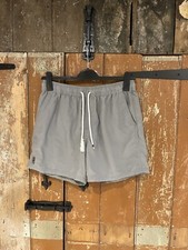 Marks  Spencer Swim Shorts Trunks Swimwear Lined Drawstring Khaki Men's Medium