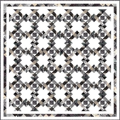ENGELBERT - 85''x 85'' - Quilt-Addicts Precut Quilt Kit Queen size*