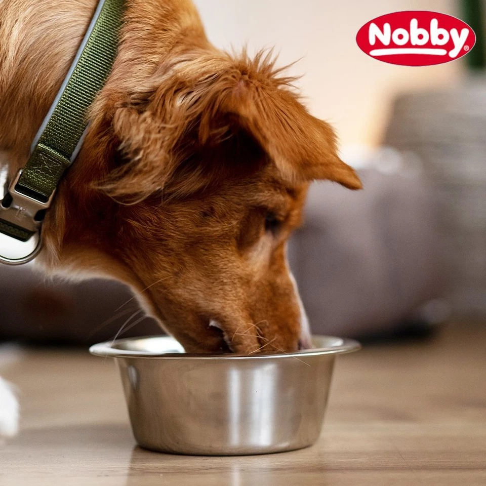 Nobby Edelstahl Napf - Futternapf Wassernapf Fressnapf Reisenapf Hunde/Katzen - Bild 2 von 3