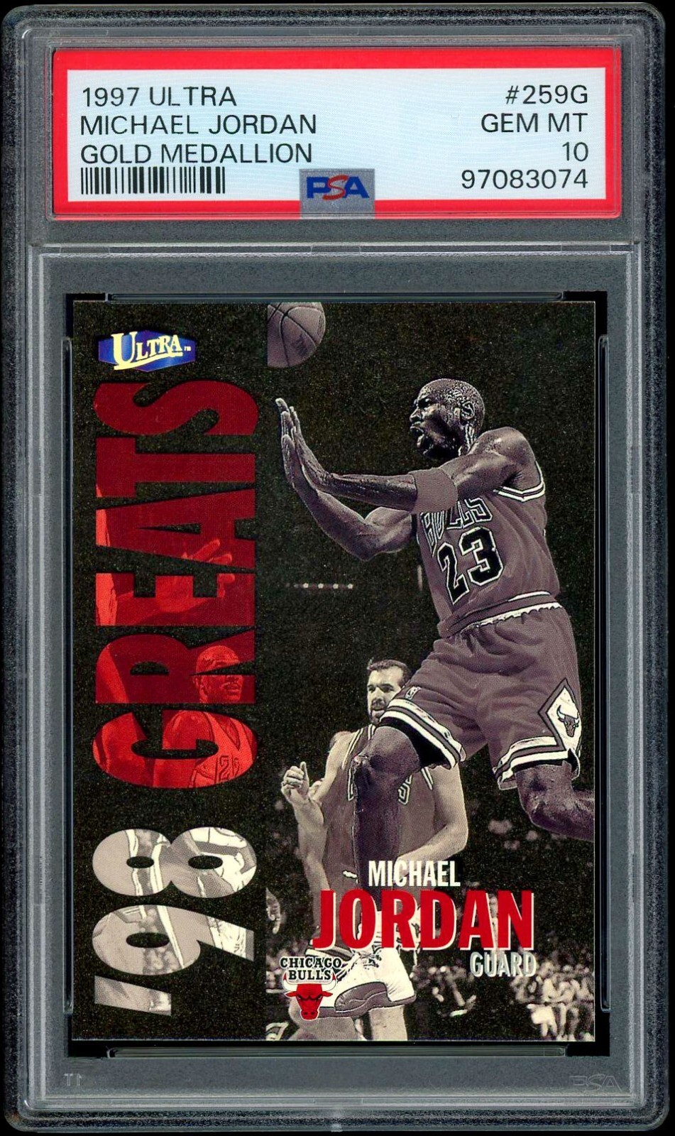 Michael Jordan 1997 Fleer Ultra #259G 