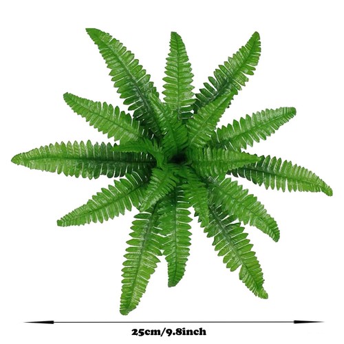 rtificial Faux Fake Boston Fern Plants House Outdoor Garden Home hotel Decor au! - Picture 10 of 13