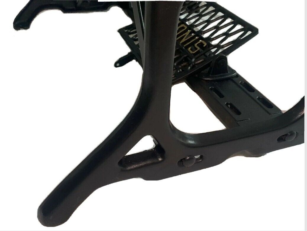 SINGER Sewing Machine Industrial Table Cast Iron Stand Legs Base eBay