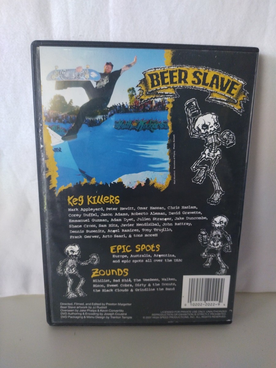 Thrasher BEER SLAVE レアDVD Thrasher Beer Slave DVD 2007 Skateboarding for sale online