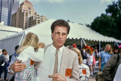 Actor Ted Danson Carries His Adopted Daughter Alexis Danson At The- Old Photo