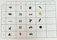 Origami Owl HTF Retired Limited Edition Summer Charms NEW