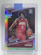2021-22 PANINI DONRUSS OPTIC THE ROOKIES SILVER PRIZM #2 JALEN GREEN RC ROCKETS