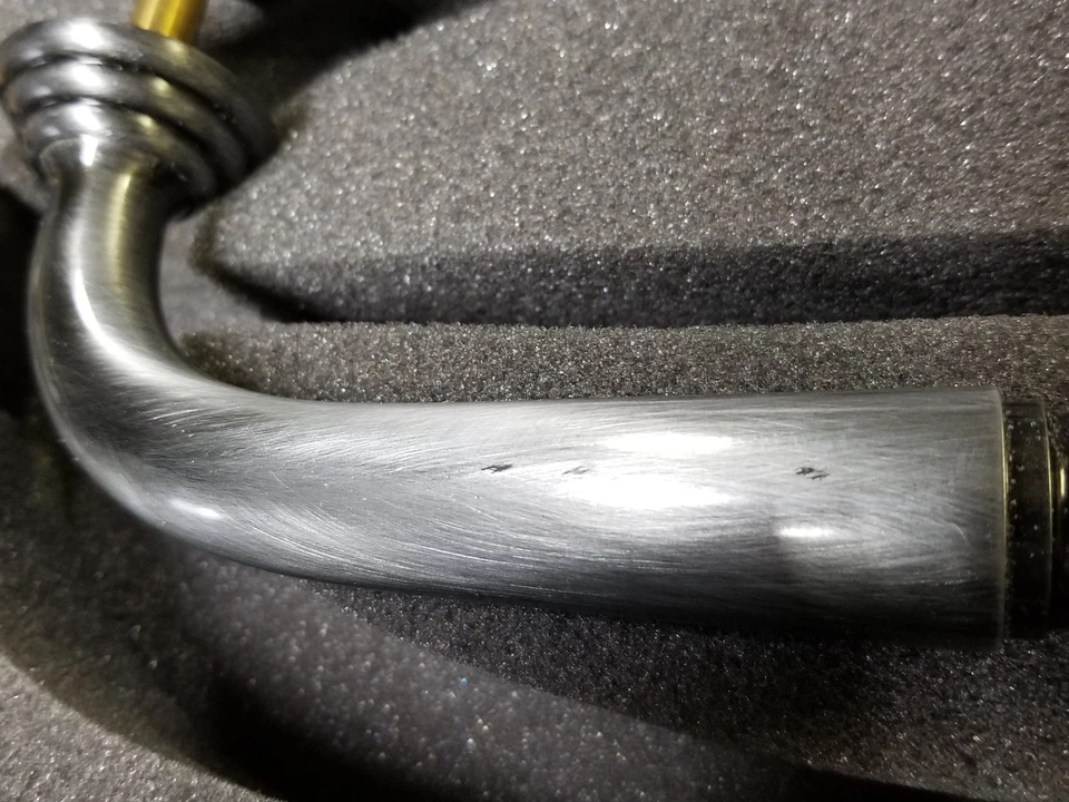 Manija de tirador de puerta de diseño espalda con espalda Alno D210-BB-AP Foto 3 de 3