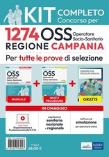 Kit concorso 1274 posti OSS Regione Campania. Manuale, test, guid
