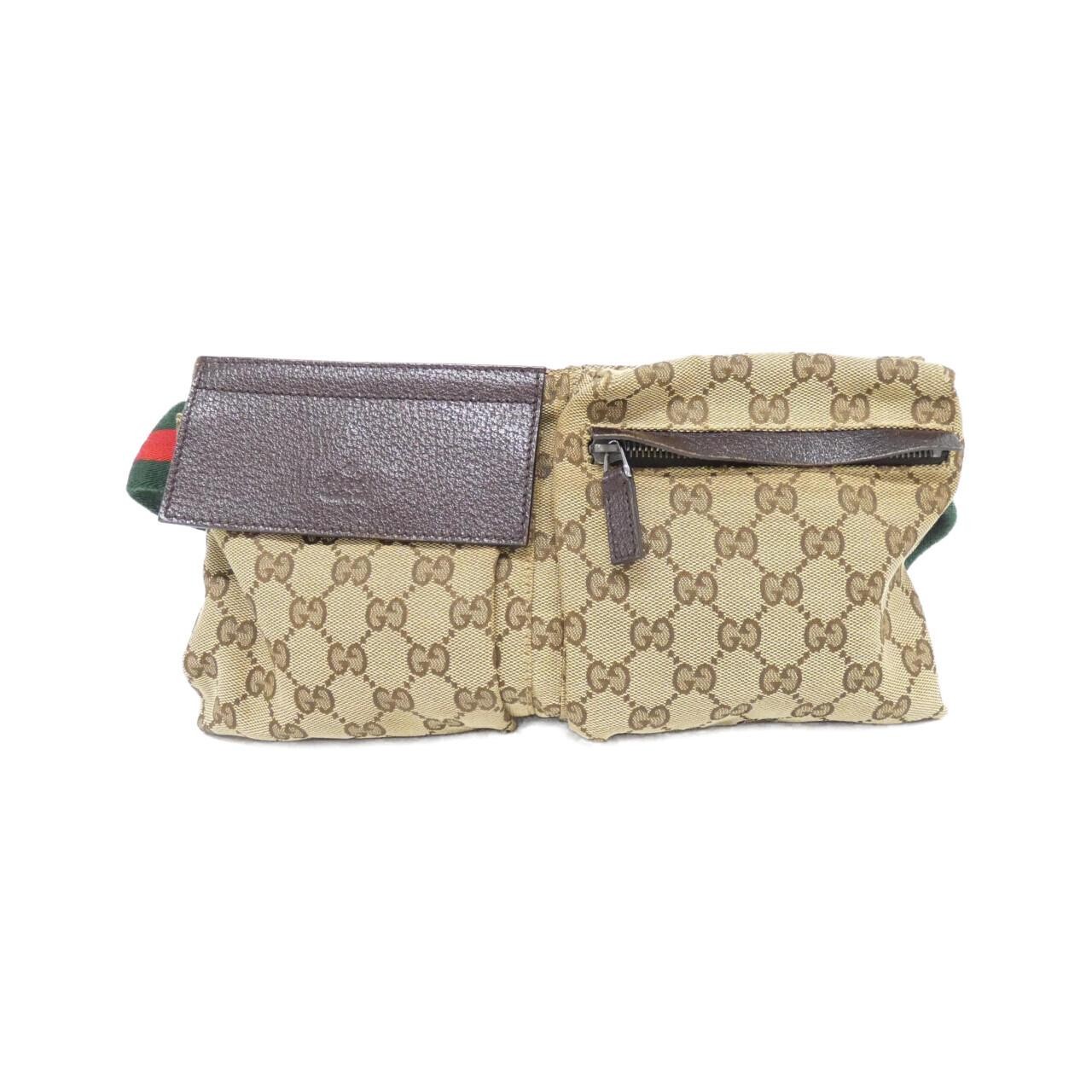 Authentic GUCCI 28566 F4FOR Waist bag  #270-004-087-4156