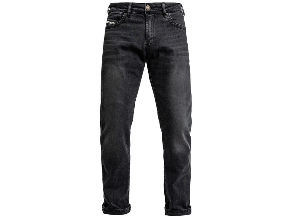 John Doe Taylor Monolayer XTM W34 L32 Motorradjeans mit Protektoren Black