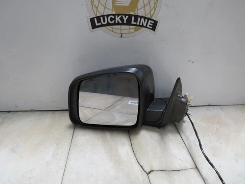 2013 DODGE DURANGO LEFT SIDE MIRROR W/O TURN SIGNAL BRILLIANT BLACK CRYSTAL PXR