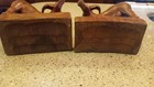 Waterbuffalo Hand Carved Book Ends Vintage — photo 3