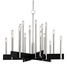 Hudson Valley Abrams 18 Light 33.5 inch Polished Nickel Chandelier Ceiling Light