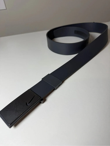Nike Herren dunkelblau grau verstellbar Swoosh Gürtel mit matter Schnalle Performance - Bild 1 von 9