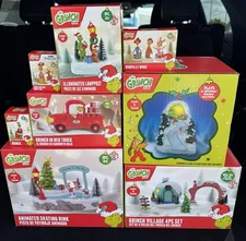 The Grinch Who Stole Christmas Complete 2025 Village Set Cindy Lou Whoville NEW!