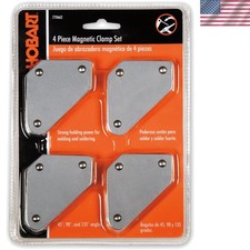 Versatile 4-Pack Mini Magnetic Holders for 45&deg;, 90&deg;, 135&deg; Steel Welding