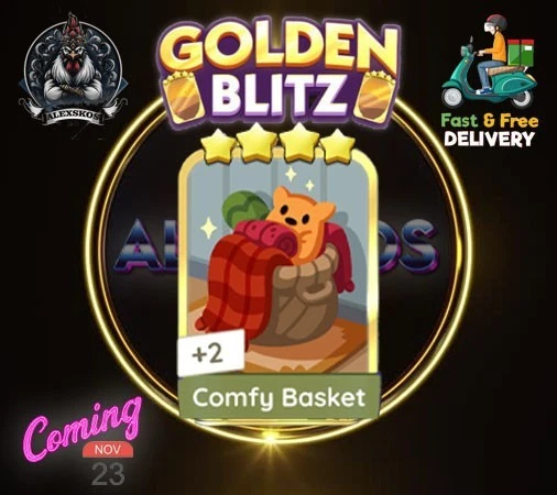 ⚡️Golden Blitz Event⚡️ FESTIVE TOUCH + COMFY BASKET ⭐️MONO_POLy-go Sticker⚡ - Image 2 of 3