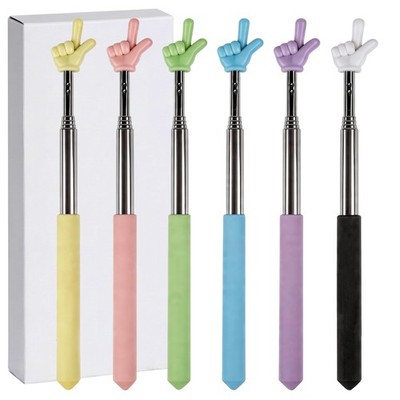 6 Pcs Telescopic Pointer Finger Stick for Classroom Teacher Hand Pointer Stick