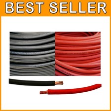 Flexible Pure Copper Cable Wire 6 AWG 20ft Black 20ft Red