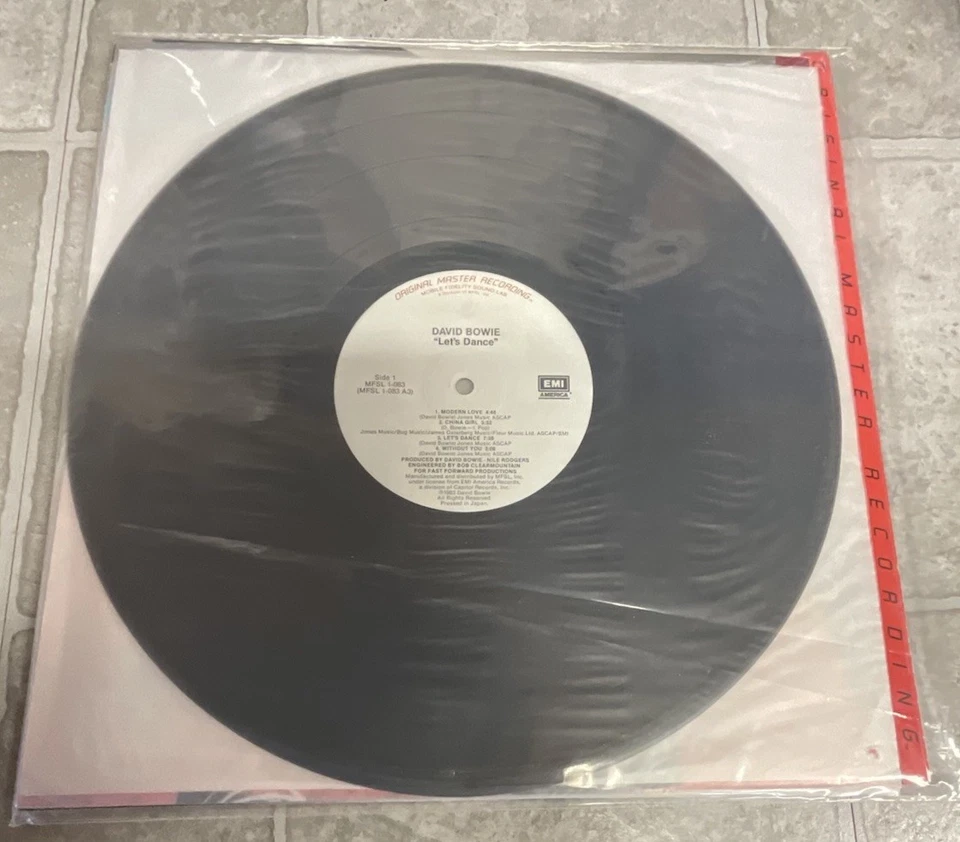 David Bowie - Let's Dance VINYL LP MFSL Original Master Recording. New. Sealed - Image 2 of 3