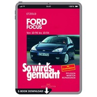 Ford Focus 1 Turnier 1998-2004 So Wird's Gemacht Reparaturhandbuch E-Book PDF