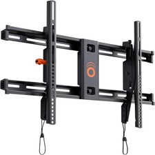 Wall Mount TV Bracket TVs Up to 90" Low Profile Design Tilts to Eliminate Glare
