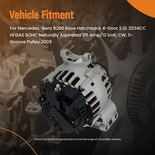 A0131541002 ALTERNATORE PER MERCEDES-BENZ VITO (W639) 3.0120CDIaut.PC - Foto 3