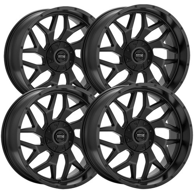 #ad #ad Set of 4 Torque TW427C Vortex 20x9 6x135 6x5.5quot; 12mm Satin Black Wheels Rims $1236.00