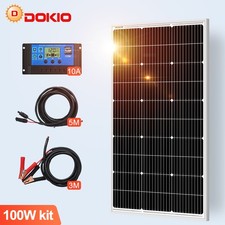 100 Watt 12V Solarpanel Set Solarmodul Solaranlage Inselanlage Garten …
