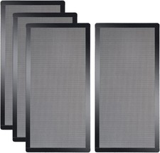  4 Pack 280x140mm PC Case Dust Mesh Filter, Magnetic Frame Computer Fan Dust PC