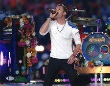 Chris Martin Coldplay Signed Autograph 11x14 Photo - Mylo Xoloto Parachutes BAS