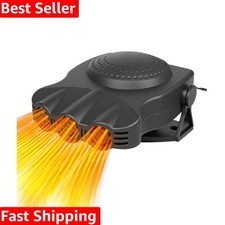 Fast Heating 12V Car Heater with 360  Rotatable Base - Ultimate Winter Comfort