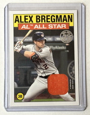 2021 Topps - 1986 Topps All-Star Baseball Relics Alex Bregman #86ASRAB (MEM)