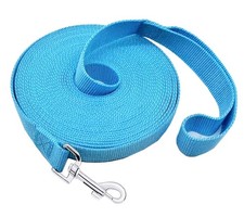 Nylon Training Dog Leash for Small Medium Large Dogs, 1 Inch Wide, 20ft 30ft ...