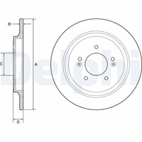2X Delphi Bremsscheibe BG4932C FüR Hyundai Tucson KIA TL TLE SUV Ix35 LM EL ELH