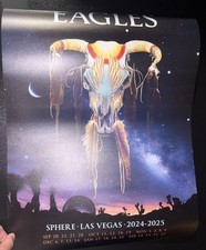 OFFICIAL Eagles Poster Rare 2024- 2025 (18 x 24) Sphere Las Vegas Rare Poster