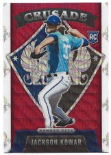 2022 Chronicles Crusade #12 Jackson Kowar RC /199 Ruby Wave Royals Rookie
