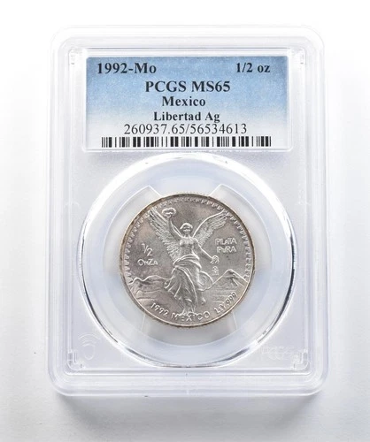 1992 Mexican Silver Libertad 1 oz — photo from the most recent tracked eBay sale