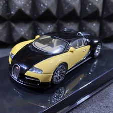 1/43 Autoart Bugatti EB16.4 Veyron (Black/Yellow) Mini Car