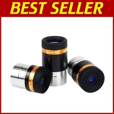 Telescope Eyepiece Set 4mm 10mm 23mm - Wide Angle Lens Kit