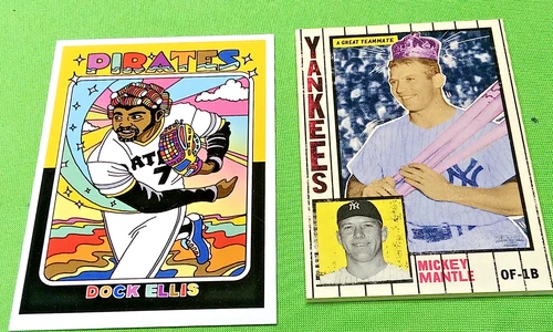 2021 TOPPS PROJECT 70 PRE PRODUCTION PROOF  BACK CARD STOCK DOCK ELLIS LSD  184