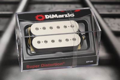 DiMarzio DP100W Super Distortion Humbucker - White / Standard Spacing