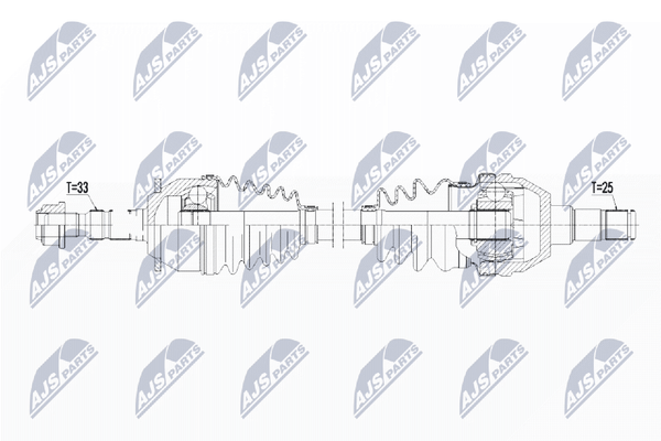 NTY Antriebswelle NPW-PL-069 FüR Astra Opel P10 Caravan GTC LPG Turbo-image
