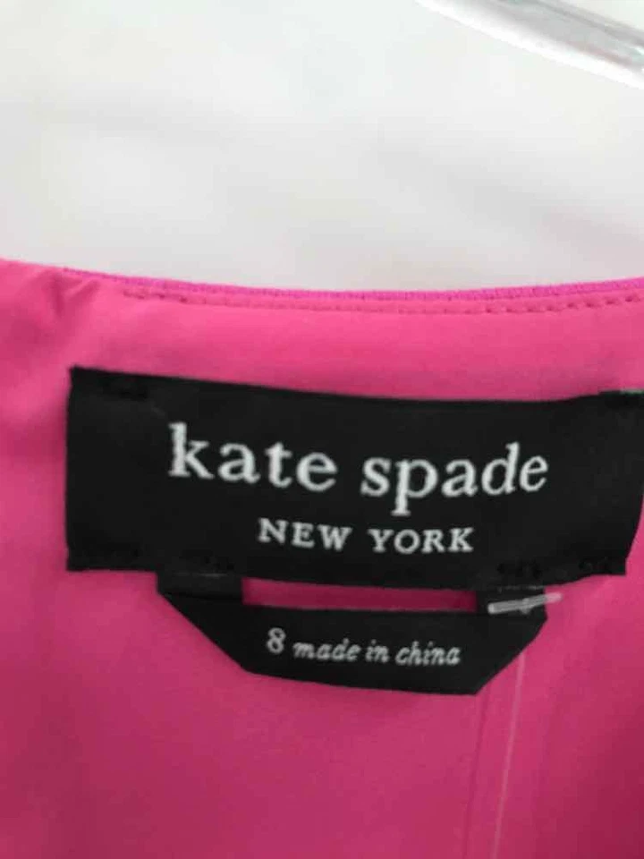 Vestido sin mangas Kate Spade rosa talla 8 hasta la rodilla usado Foto 3 de 3