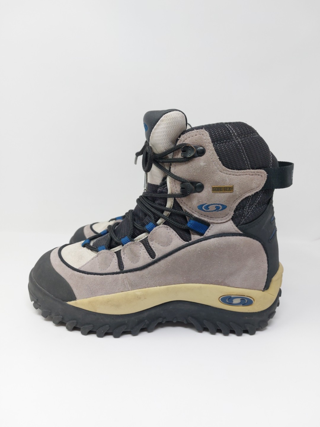 Stivali Salomon donna taglia 5 1 2 Gore Tex GTX Contagrip scamosciati escursionismo neve 871690