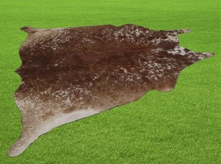 100% New Cowhide Rugs Area Cow Skin Leather (53"x 62") Cow hide SA 2149
