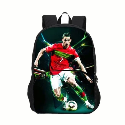 BRANDED Football Player CR 7 Rucksack Backpack / Schüler Schultasche mit Federmäppchen UK