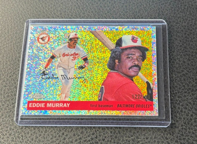 2025 Topps Chrome Platinum Eddie Murray Speckle Refractor 122/150